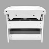 Тумба Comforty Неаполь 65, подвесная, белый глянец с раковиной 50165