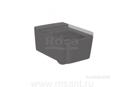 Чаша Roca Inspira Square подвесная 560, Rimless, оникс 346537640
