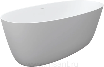 Ванна из искусственного камня Riho Oval BS6700500000000 175x80