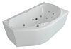 Акриловая ванна Акватек Таурус 170x100 R, с каркасом, фронтальным экраном, сливом-переливом