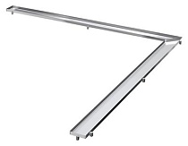 Решетка Tece TECEdrainline Plate 6 112 70 120х120 см под плитку угловая