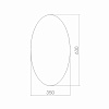 Зеркало MIXLINE овал 350*630 (ШВ)