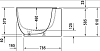 Ванна из искусственного камня Duravit Luv 185x95 L