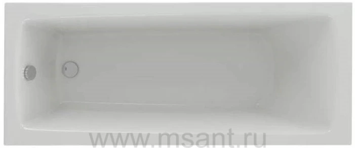 Акриловая ванна Акватек Либра New 150х70, с каркасом, фронтальным экраном, сливом-переливом (слева)
