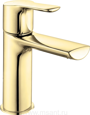 Смеситель для раковины E.C.A. Luna 102808940EX золото