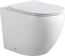 Унитаз приставной Aquanet Rimless Cetus 2.0 F LX-1902 Крышка-сиденье Soft Close-SLIMSEAT