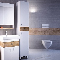 Шкаф-пенал Iddis Carlow 36 напольный, белый, дерево