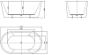 Акриловая ванна BelBagno BB202-1600-800 160x80