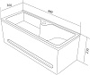 Мебель для ванной 1MarKa Tiny S 60