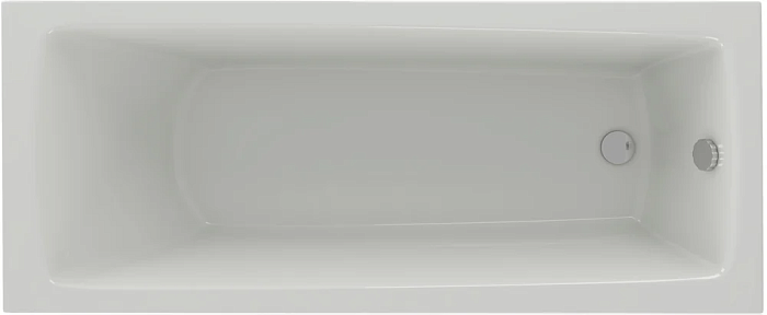 Акриловая ванна Aquatek Либра New 150x70, с каркасом, сливом-переливом, без фронтального экрана 