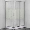 Душевое ограждение Comforty 33M, прозрачное стекло с рисунком мозаика, с поддоном, 1200*800*1925