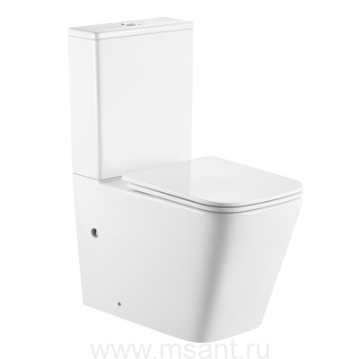 Унитаз напольный Triton-Pro Corso CO-3006, сиденье, фурнитура