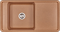 Мойка кухонная AQUATON Беллис 97 терракотовая