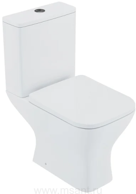 Унитаз-компакт IDDIS Torr TORRDSEi24 безободковый с сиденьем из дюропласта с Soft Close и Easy Fix