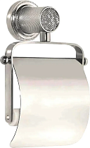 Держатель туалетной бумаги Boheme Royal Cristal Chrome с крышкой