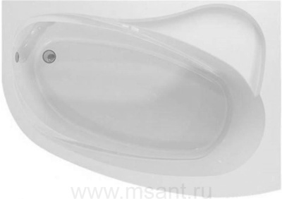 Ванна акриловая Mirsant Аллегро 150x109 правая