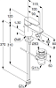Смеситель для раковины Kludi Pure&Solid 343850575