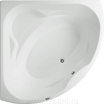Акриловая ванна Aquanet Vitoria 130x130 с каркасом