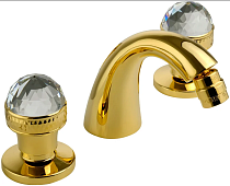 Смеситель Migliore Axo Swarovski ML.AXO-625F.DO для биде, золото