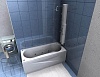 Акриловая ванна Aquatek Афродита 150x70 с каркасом, сливом-переливом (слева или справа), без фронтального экрана