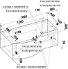 Акриловая гидромассажная ванна Vannesa (Radomir) Миранда 170х95, с каркасом и экраном, актив, L