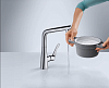 Смеситель Hansgrohe Metris Select M71 14847000 для кухонной мойки, хром