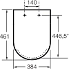 Унитаз подвесной Roca Beyond 3460B7640 onix