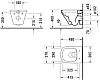 Унитаз подвесной Duravit DuraStyle 2571090000 rimless