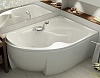 Акриловая ванна Акватек Вега 170х105R, с каркасом, сливом-переливом, без фронтального экрана