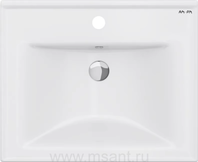 Мебельная раковина AM.PM X-Joy 55, белый глянец