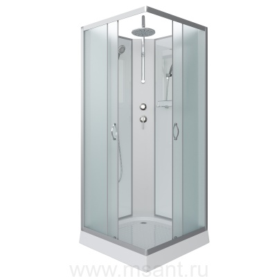Душевая кабина Niagara Classic NG-1101-14BKT (90х90х210) низкий поддон(13см),стекло матовое 