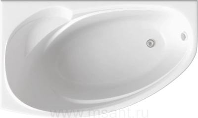 Акриловая ванна BAS Фэнтази 150x95 L на каркасе
