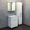 Мебель для ванной Comforty Модена М 60, напольная, белая матовая с раковиной Quadro 60 