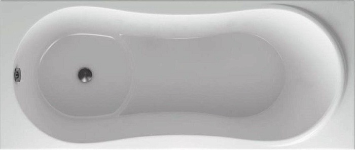 Акриловая ванна Акватек Афродита 170x70 с каркасом, сливом-переливом (слева или справа), без фронтального экрана