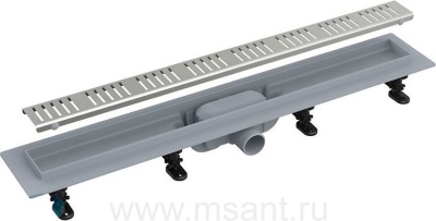 Душевой лоток AlcaPlast APZ10-Simple 850 с решеткой и опорами