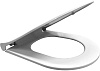 Комплект Berges NOVUM525, кнопка F3 хром глянец, унитаз EGO Rimless, сидение Toma Slim SO
