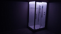 Timo Premium HELKA H-515L-T-CH/C душевая кабина (90*120*220), шт, стульчик прозрачный