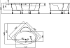 Каркас для ванны Kolpa San Royal 130x130
