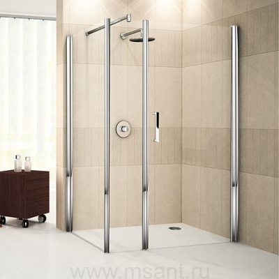 Душевой уголок Novellini Giada G+F in line GIADNGF120D-1K (R)