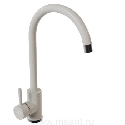 Смеситель для кухни 35к MIXLINE ML-GS15 (331) белый высок. излив