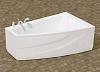 Акриловая ванна Акватек Оракул 180х125 R, с каркасом, фронтальным экраном, сливом-переливом