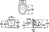 Унитаз подвесной Roca Meridian - N compact 5532483