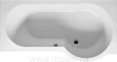 Акриловая ванна Riho Dorado 170x90 L