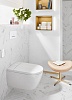 Унитаз подвесной Villeroy & Boch Viclean V0E100R1 альпийский белый, с функцией биде