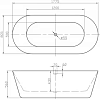 Акриловая ванна BelBagno BB306-1775 180x80