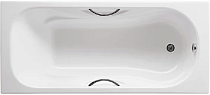 Чугунная ванна Roca Malibu 2309G000R 170х75см, с отверстиями для ручек