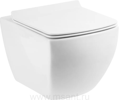 Унитаз подвесной BelBagno Carina BB514CHR безободковый