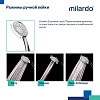 Смеситель для ванны с длинным изливом, Duplex, Milardo, DUPSB02M10