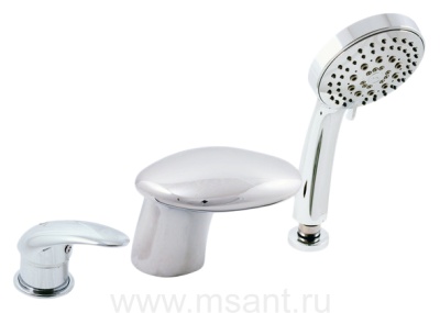 Смеситель Rav Slezak Dunaj D471.5Y на борт ванны
