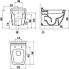Унитаз подвесной Creavit Bull BL320-11CB00E-0000
